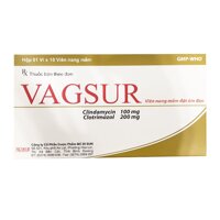 Vagsur - Thuốc đặt trị nấm âm đạo của Medisun