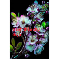 (Vải 11CT) Tranh thêu chữ thập hoa 22662023