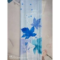vải áo dài cao cấp, hoạ tiết lá thu rơi - lụa vân gỗ hoa hồng, sang, độc lạ