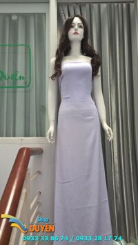 Vải áo dài gấm lenci trắng Thái Tuấn