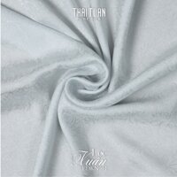 Vải Áo Dài Thái Tuấn - Tơ Tằm Lộc Xuân Màu Bạc Khổ 1m15 x 2m5 EDKN001-11A