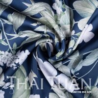 Vải Áo Dài Thái Tuấn - Vải In Họa Tiết Hoa Văn Màu Sắc Khổ 1m5 x 2m ASBR198053GZR