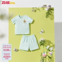 (Vải Bamboo) Bộ quần áo sơ sinh cộc tay cài vai Zosekids ASSS067CV