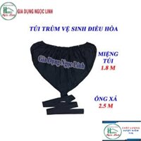 [VẢI BẠT XUẤT HÀN QUỐC] Túi vệ sinh máy lạnh  - đuôi dài 3m - Áo bạt trùm rửa vệ sinh máy lạnh - áo rửa máy lạnh