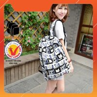 [Vải canvas] Balo túi xách hình mèo dễ thương phong cách ộp pa Hàn Quốc mẫu mới nhất 2020
