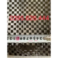 Vải carbon dệt caro 8x8mm, 3k-200gsm