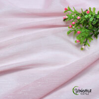 Vải chiffon nhăn nháy sáng bóng Hanfu Polyester Áo sơ mi bạc nhăn phong cách cổ xưa Trung Quốc Crepe lấp lánh có sẵn