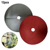 Vải Cỏ Vải Bảo Vệ Thảm Cỏ Cây Mulch Vòng 12 Cái / bộ Thương Hiệu Mới