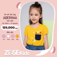 (Vải Cotton) Áo nữ cộc tay Zosekids ASKD006A