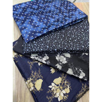 Vải Cotton Hoa Cao Cấp Nhập Khẩu Hoạ Tiết Sang Trọng Chất Vải Mịn Mát