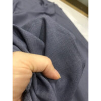 Vải Cotton lụa (Hàn Quốc)màu xám(khổ1m5)dày vừa mềm mịn rũ co dãn nhẹ không nhăn_may đầm váy,quần tây,vest,comple...