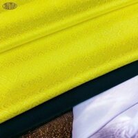 Vải Gấm Vân Thảo Màu Vàng DZJN001002