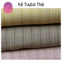 Vải kẻ Tuytsi Thái thời trang may áo, váy, quần, phụ kiện, trang trí, họa tiết đều đẹp, chất thoáng mát co dãn tốt