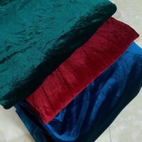 Vải Khúc 2m Thun Nhung Nhiều Màu Khổ 1m4 - Dày Dặn, Co Giãn 2 Chiều, Mềm Rũ - May Áo Dài, Sườn Xám, Áo Kiểu