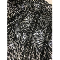 Vải Kim sa lưới màu bạc hoạ tiết (khổ1m4)co dãn 2 chiều đẹp sang_may đầm váy dạ hội,đầm thiết kế,áo kiểu....