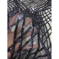 vải kim sa lưới thun màu xanh đen _( khổ 1m5) co dãn 4 chiều đẹp sang may đầm váy dạ hội thiết kế, đầm dự tiệc