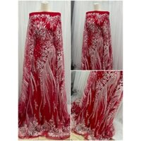 Vải kim tuyến ánh 7 màu nổi may áo dài #5122