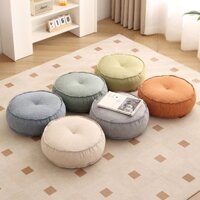 Vải lanh futon đệm ghế gia đình siêu mềm Nhật Bản ban công dày cửa sổ lồi sàn chiếu tatami tròn lười biếng