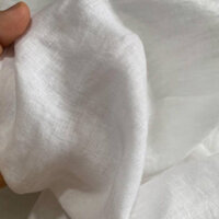 Vải linen tưng mỏng đã wash (xử lý co rút và làm mềm vải), khổ 1m3-1m4