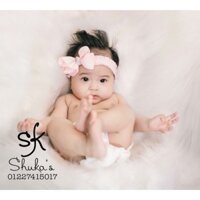 Vải lông trắng chụp ảnh baby