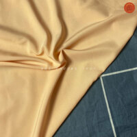 Vải Lụa 100D PHƯỢNG THÚY dòng vải trơn may đồ may đầm váy và đồ bộ, chất lụa co giãn làm phông chụp hình khổ ngang 1m500 - 19-BE NHẠT - 0,5m x 1m5