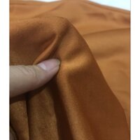 vải lụa tằm ướt loại 1_( khổ 1m5) màu vàng bò dày vừa mềm rũ co dãn nhẹ may đầm váy áo vv