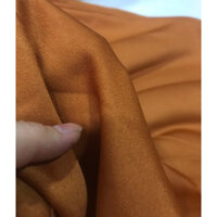 Vải Lụa Tằm Ướt (loại 1)màu vàng bò dày vừa mềm rũ co giãn nhẹ (khổ 1m5)may đầm váy ,áo kiểu , áo dài thời trang