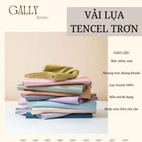 Vải lụa tencel trơn 60s GALLY chuyên dùng may chăn ga gối