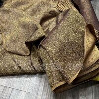 Vải lụa tơ tằm may  áo dài HOA HỒNG Palacesilk, dệt thủ công, khổ 90cm