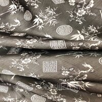 Vải lụa tơ tằm may áo dài TRÚC , dệt thủ công, 100% sợi tự nhiên