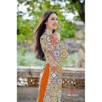 vải may áo dài cô ba Sài Gòn