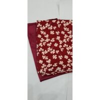 Vải may áo dài hình lá may mắn (1 áo, 1 quần)