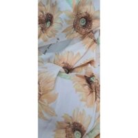 Vải may áo dài hoa hướng dương (1 áo, 1 quần)