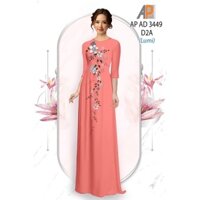 Vải may áo dài “Hoa Mai Trắng”.Shop bán VẢI CHƯA MAY,KHÔNG bán áo may sẵn