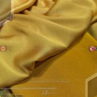 Vải May Áo Dài - Lụa Ánh Kim - Chính Hãng Thái Tuấn - màu vàng đồng sậm #069