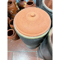 Vại muối dưa cao 30cm kèm vung đậy-Gốm phù lãng