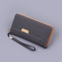 Vải Nam Túi Xách Nam Ly Hợp Denim Khâu Phong Cách Trung Hoa Dây Đeo Cổ Tay Túi Điện Thoại Di Động Nam 12 Khe Cắm Thẻ 4.2y