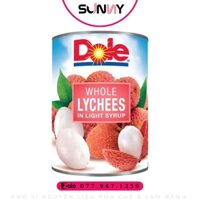 VẢI NGÂM DOLE ( 565G ) | THÙNG 24 LON