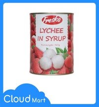 Vải ngâm đóng hộp hiệu Fresko 565g – lon