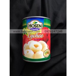 Vải Ngâm Siro Hosen 565g