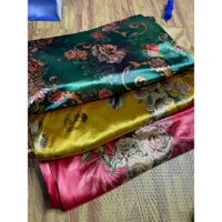 Vải nhung bông 7 biên kim sa may áo dài, sườn xám( khổ 1m6) - giá bán theo mét, theo bộ