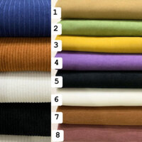 Vải nhung tăm text nhung trơn nhỏ, to dùng may quần áo, áo dài,váy,đồ bộ,túi ví...
