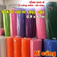 vải nỉ cứng, vải dạ GIÁ SĨ NGUYÊN CÂY HGC50 làm handmade, treo nôi an toàn cho bé
