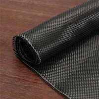 Vải Sợi Carbon Dày 150/300Cm 3K 200gsm0.2mm Vải Cacbon Trơn Cho Phụ Tùng Xe Hơi Thương Mại Thiết Bị Thể Thao