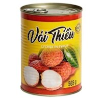 Vải Thiều Ngâm Đường Lon NGỌC HÀ 565g (Lon Vàng)