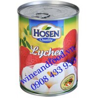 Vải Thiều ngâm nước đường Hosen 565g