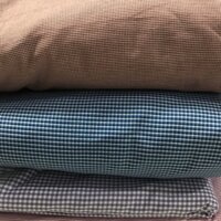 Vải thô caro đỏ