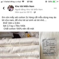 Vải thun cotton 2c của Gap