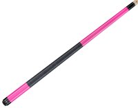 Valhalla by Viking 2 Piece Pool Cue Stick VA116 Pink Stain Irish Linen Wrap 16-21 oz. Plus Blue Master Chalk