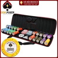 VALI 500 CHIP POKER CLAY GEM TRAVEL KINGSTAR